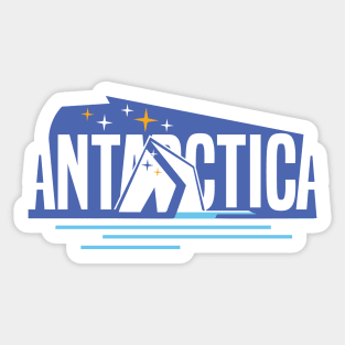 Antarctica melting Sticker